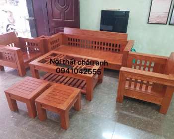 Bàn ghế đối caro sồi Nga BG026
